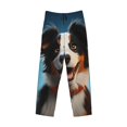thumbnail image 2 of Fotbe Playful Smile Cute Dog Men's Pajama Pants,Sleepwear Pants,Pj Bottoms Drawstring And Pockets-Medium, 2 of 7