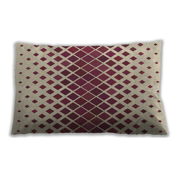 Ahgly Company Indoor Rectangular Contemporary Lumbar Throw Pillow, 13 inch by 19 inch