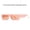 Fruit Powder Frame Champagne, variant on Fashion Sunglasses for Men and Women - Small Frame Street Shot Sun Glasses - Versatile, Elegant, and Stylish Eyewear for Travel and Everyday Wear