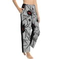 thumbnail image 6 of Salouo Spiders Print Women's Pajama Pants Casual Loose Sweatpants PJs Flowy Pants Drawstring Palazzo for Women Wide Leg Pants Lounge Pajama -X-Large, 6 of 8