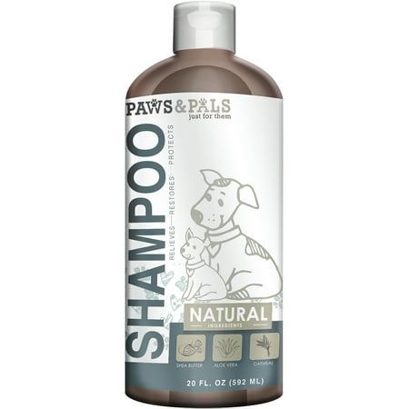 Oatmeal Bath Dog OxGord Organic Oatmeal Dog Shampoo & Conditioner 100% Natural 20 oz- Clinical Vet Formula Wash For All Pets ()