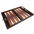 thumbnail image 5 of Silverman & Co. 13-inch Premium Backgammon Set - Travel Size - Dark Brown, 5 of 12
