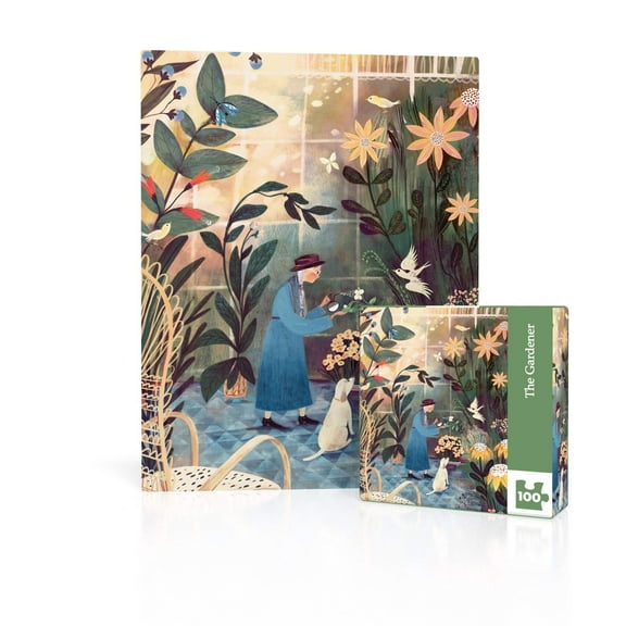 New York Puzzle Company The Gardener MINI 100 Piece Mini Puzzle