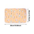 thumbnail image 3 of Dog Cooling Mat 2.0, 16" x 20" Thick & Durable Cooling Mat for Dogs, Waterproof Ice Silk Cooling Mat for Dogs & Cats, Portable & Washable Pet Cooling Blanket, Beds for Summer Washable & Non-Toxic, 3 of 5