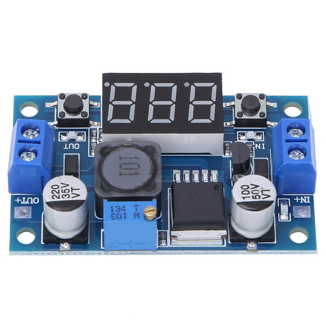 Módulo convertidor CC-CC ajustable con regulador reductor y terminal de 150 kHz