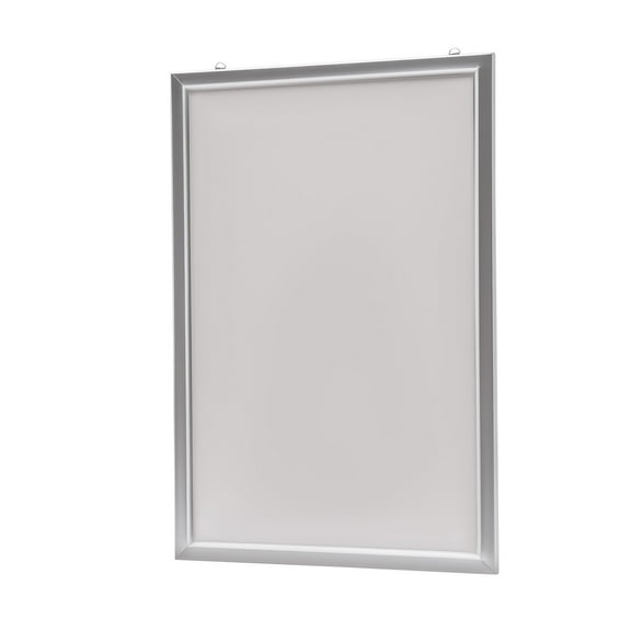 LED Movie Poster Frame 18" x 24" Photo Frame LED Light Box Display Sign Holder in Silver, Wall Mounting, Aluminum Alloy, Frame for Movie Poster Advertising Display