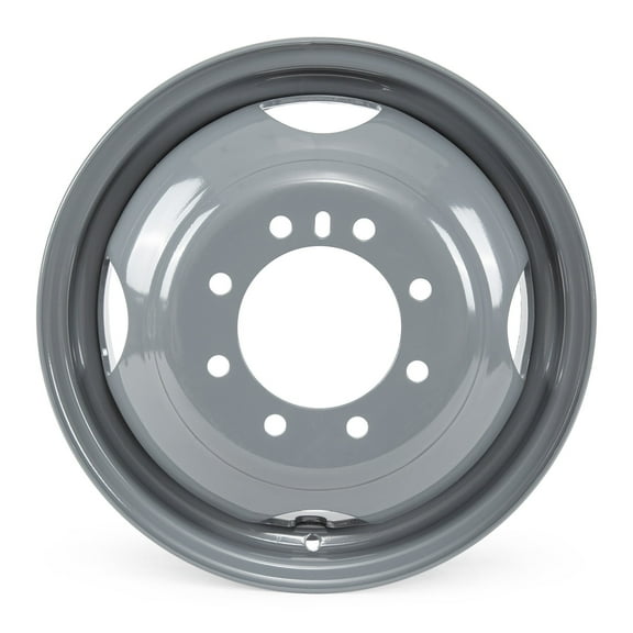 New 16 x 6 Inch Wheel For 2007-2025 Ford E450, 16" Gray Steel Rim