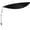 Black-55IN, variant on Partition Panels Black 43IN Adjustable Office Cubicle Desk Shade