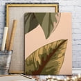 thumbnail image 4 of Hojas enmarcadas Pinturas Lienzo Colgante Fotografías Plantas Paisajes Arte de pared Estilo abstracto Pósteres Decoración moderna 2 piezas Inevent HA011164-00, 4 of 7
