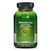 Irwin Naturals Inflamma-Less, Promotes Comfort, Mobility & Flexibility, 80 Liquid Softgels