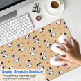 thumbnail image 4 of Long Mouse Pads for Desk,Beige Cow Heart Pattern Desk Mats on Top Of Desks, Desk Mouse Pad Extra Large with 3mm Non-Slip Base and Stitched Edge for Gaming,Office,Work,Home 31.5"x15.7", 4 of 6