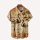 thumbnail image 2 of Camisas hawaianas para hombre, con estampado 3D de flamencos y palmeras, de manga corta, estilo hawaiano, informales, holgadas y de gran tamaño para verano, 2 of 4