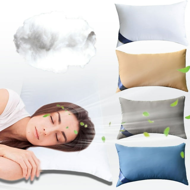 XWSHYW Almohada Núcleo de Almohada de Calidad Hotelera de Terciopelo de Plumas, Almohada de Plumón Suave y de Apoyo, Adecuada para Personas Que Duermen Boca Abajo y Boca Abajo, Hecha de Tela de Algod