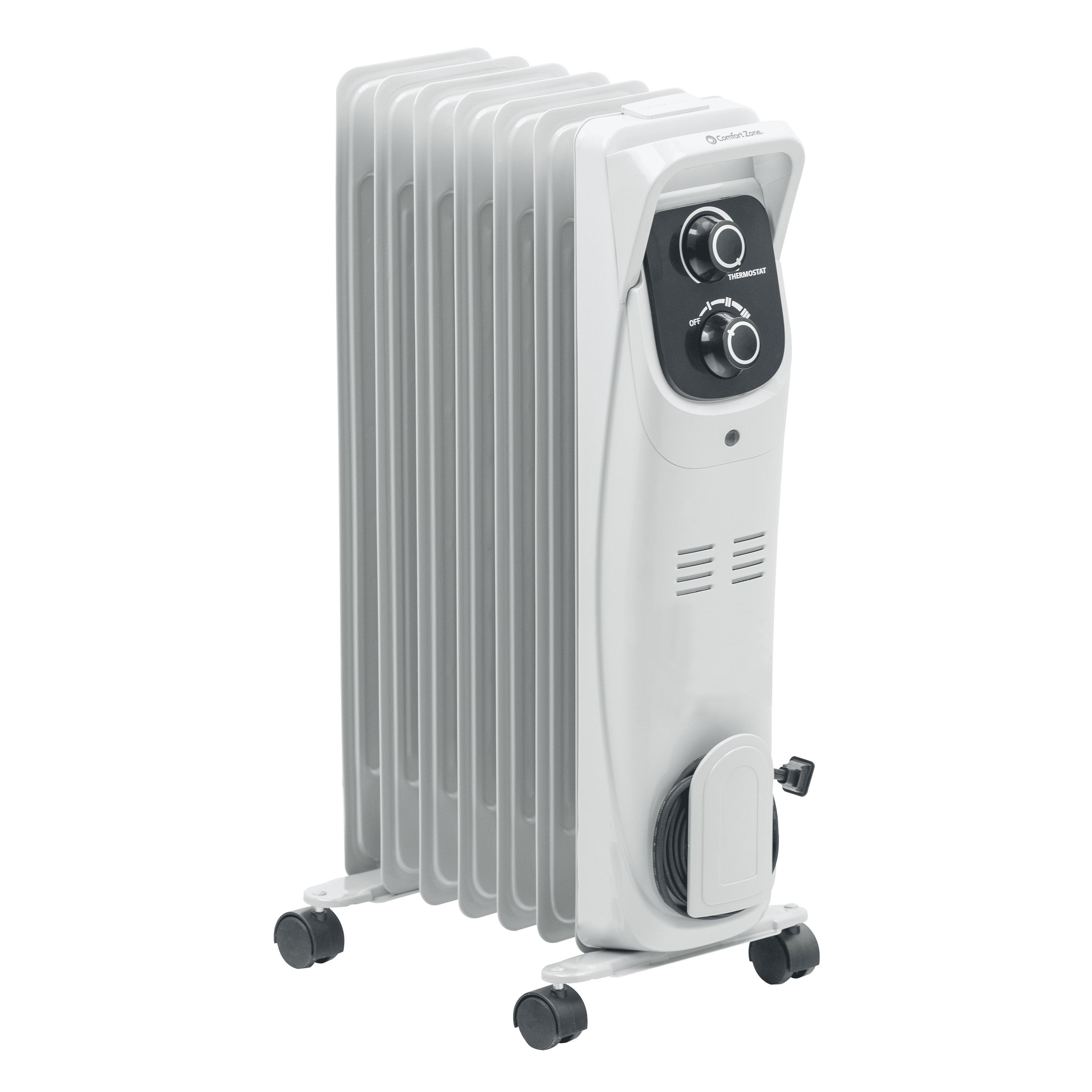 zone Uitsluiting Dollar Comfort Zone 1,500-Watt Oil-Filled Electric Space Heater Radiator with  Silent Operation , White - Walmart.com