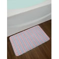 thumbnail image 2 of Ethnic Bath Mat, Oriental Mosaic Floral Symbolic Eastern Style Geometric Boho Inspired, Plush Bathroom Decor Mat with Non Slip Backing, 29.5" X 17.5", Purple Pale Azure Blue, by Ambesonne, 2 of 2