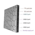 thumbnail image 5 of External DVD RW Drive USB 3.0 Type C 7 In1 Interface Slim DVD CD Writer Burner Reader Player Optical Drive for Laptop PC, 5 of 5