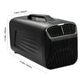 thumbnail image 5 of KFFKFF Mobile Air Cooling System, 4000BTU Triple-Speed Climate Control Device with 24H Scheduler, Air Temperature Modifiable from 16-30℃, Synchronizes with AC/DC for External Tent Camping, 5 of 9