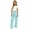 Sky Blue, variant on Ruyang Girls Cargo Sweatpants Kids Elastic Waist Wide Leg Trousers Solid Baggy Casual Trousers Tween Youth Back to School Athletic Pants