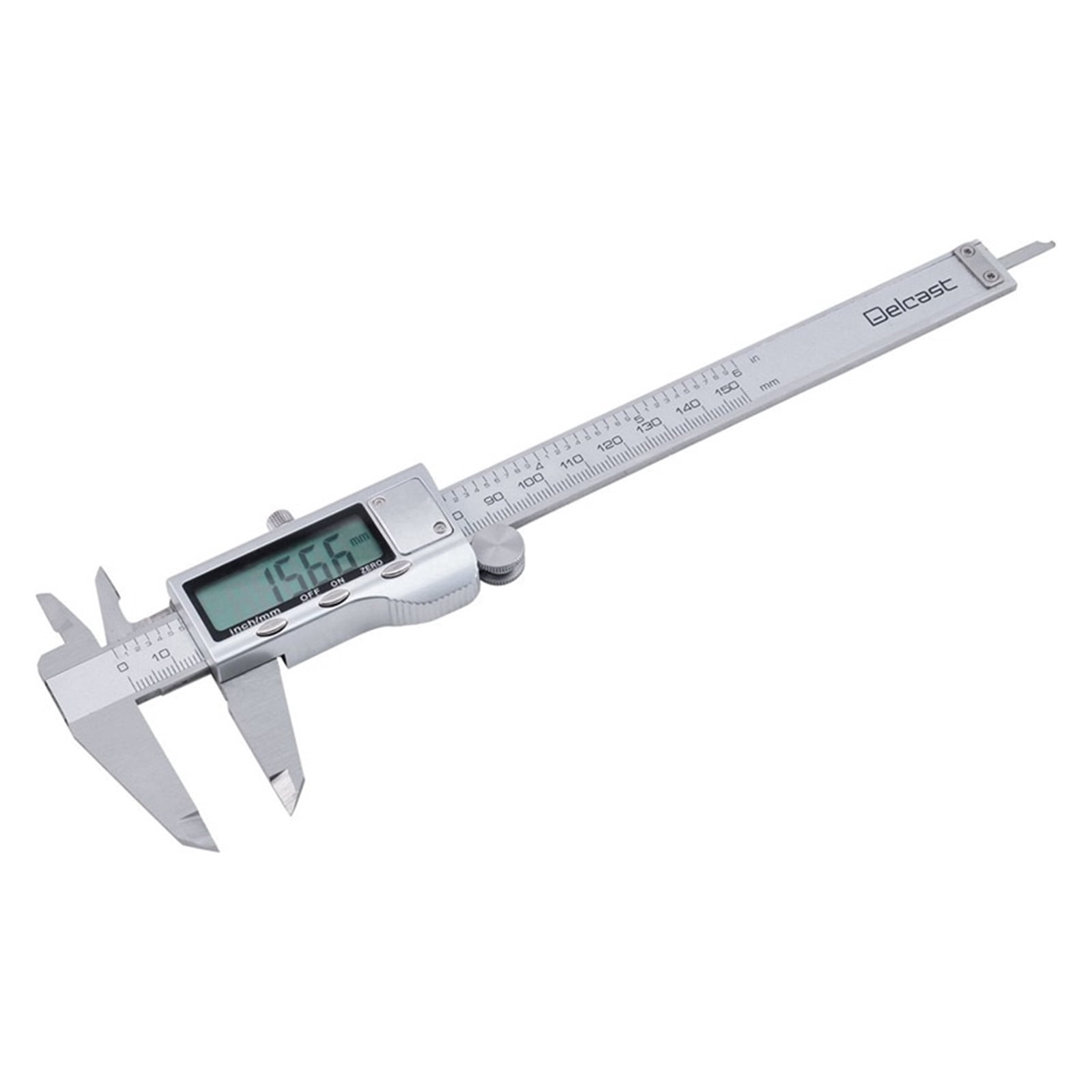 150mm Electronic Digital Caliper 6 Inch Vernier Caliper Gauge Micrometer Measuring Tool Digital Ruler Stainless Steel Caliper
