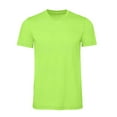 thumbnail image 6 of Womens Loose Fit Casual Shirts Tops Round Neck Light Green Sports Quick Drying Breathable Solid Color Short Sleeve Summer Tops Clothes Outfits 2025 L, 6 of 9