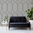 thumbnail image 2 of Belgravia - Papel Pintado de Pared Azzurra Diseño Panel (Gris), 2 of 2