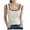 White, variant on Enjoytime Tank Top for Women Sleeveless Basic Tee Shirt Top Slim Fitted Casual Square Neck Y2K Streetwear Womens Summer Tops