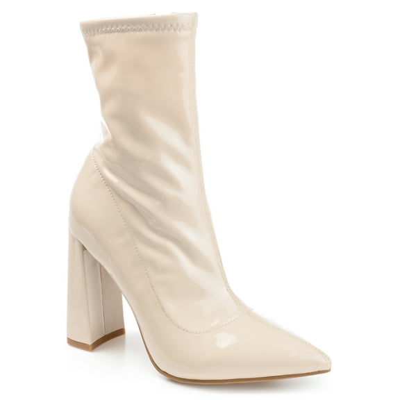 Journee Womens Veralee Inside Zip Block Heel Booties