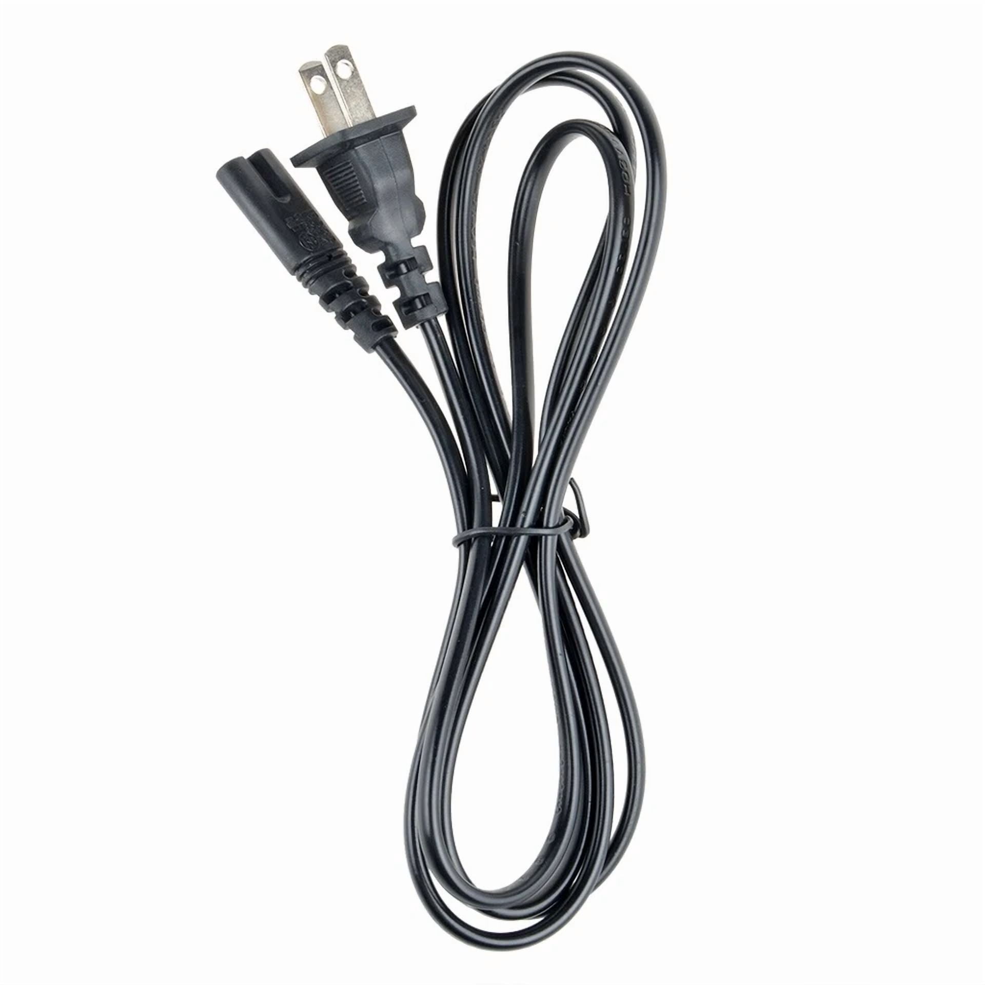 BUTTERFLY- 5Ft Us 2-P 2Pin Two Prongs Port Ac Power Cord Cable Connector For Ps2 Ps3 Slim