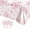 Pink Floral, variant on 3 Pack Pink Floral Plastic Tablecloths, 54x108in Disposable Vintage Tea Party Table Covers for Wedding Garden Birthday Events