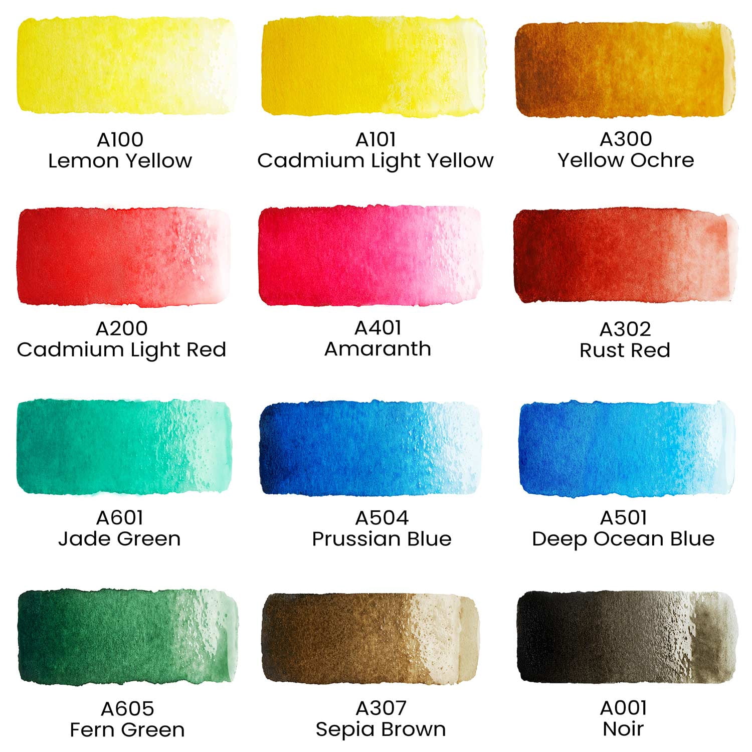 Arteza Watercolor Painting Art Set, Watercolor Half-Pans and Foldable Canvas