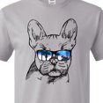 thumbnail image 3 of Inktastic French Bulldog Portrait with Sunglasses T-Shirt, 3 of 4
