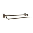 thumbnail image 3 of Amerock Clarendon 24" Double Towel Bar, Antique Silver, 3 of 6