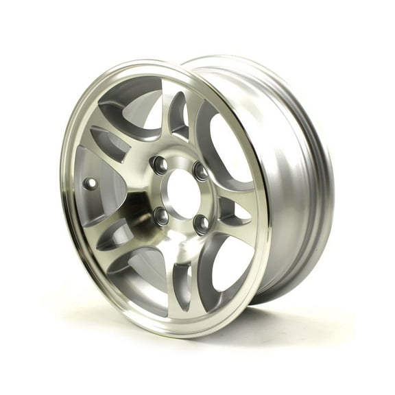 13X5 4-Lug on 4" Aluminum S5 Trailer Wheel - S535440