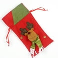thumbnail image 1 of Injueey Bolsa de regalo pequeña de Navidad Reno Muñeco de nieve Papá Noel Cordón Bolsa de galletas de caramelo Bolsa de regalo de decoración de Type7 NO7 Injueey JR0718-03, 1 of 1