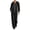Black, variant on Sweat Suits For Womens 2 Piece Plus Size Womens Casual Tracksuit Set Full Zipper Hoodie Workout Pants Sweatsuit Jogging Suits for Outdoor Sport Walking Vacation