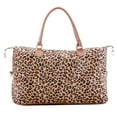 thumbnail image 1 of TIMIFIS Makeup Bag Travel Size Toiletries Ladies Satchel Fashion High Capacity Leopard Cow Pattern Handbag Travel Tote-bag -, 1 of 6