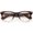 Brown-Fade / Clear, variant on sunglassla - classic square horn rimmed nerd glasses for men women clear lens 50mm (tortoise/clear)