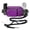 Purple, variant on TUDEQU 6.5 in Nylon Adult Adjustable Hands-Free Dog Leash, Purple