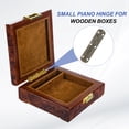 thumbnail image 5 of Uxcell Small Piano Hinge Mini Jewelry Box Hinges with Screw for Jewellery Wooden Box Bronze Tone, 5 of 7