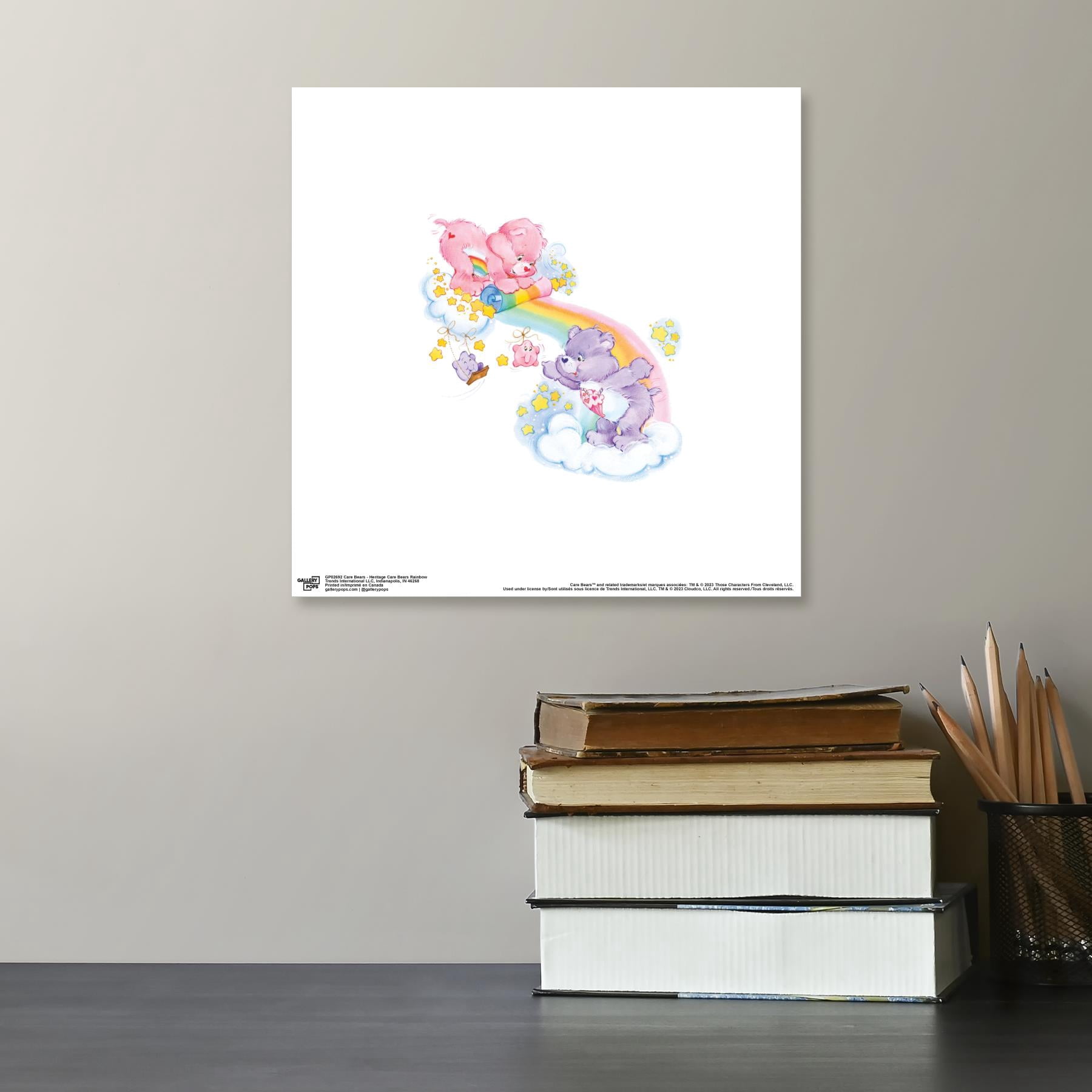 Lampe Murale LED Bisounours Rainbow – Poster Lumineux – Fizz Creation – Multicolore