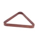thumbnail image 4 of Estante triangular para bolas de billar, suministros para billar, juego para practicar en casa, recolector de bolas para interiores Marrón, 4 of 7