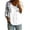 G, variant on Tqyyweavej Womens 3/4 Sleeve Tops Floral Button Down V Neck Blouses Loose Casual Color Block Linen Tops for Women Size S to 2XL