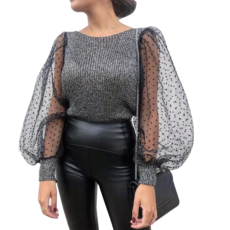 knitted mesh top