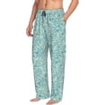 thumbnail image 2 of Daiia Geometric Elements Men's Sleep Pant with Pockets and Drawstring,Pajama Pants-Large, 2 of 9