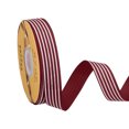 thumbnail image 1 of Unique Bargains 50 Yards x 1' Christmas Striped Ribbon, Red and White Ribbon Candy Cane Ribbon Roll Wrapping Ribbon, 1 of 6