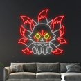 thumbnail image 4 of Handmadetneonsign Nine-Tailed Fox Neon Sign, Fox Animal Wall Art Decor, Animal Kitsune Wall Decor, 4 of 5