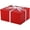 Red, variant on 1Pcs Black Extra Large gift box with lids 16.5×13×8 Inches gift boxes for presents,Birthday Box (include Ribbon, Paper Shred Filler Gift Card & Envelopes)