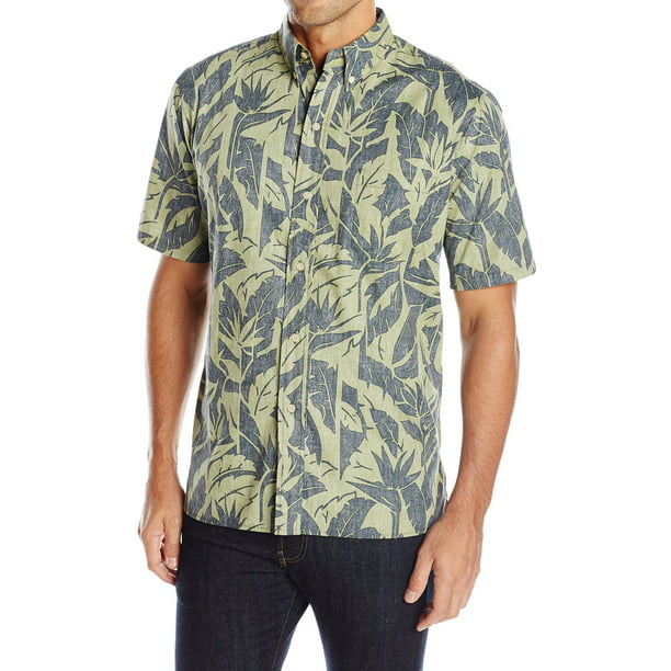 Reyn Spooner - NEW Green Mens Size Small S Hawaiian Button Down Shirt ...