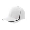thumbnail image 1 of SPORT-TEK Gorra Flexfit Performance Colorblock para hombre L/XL Blanco/Negro deporte-tek STC16, 1 of 1