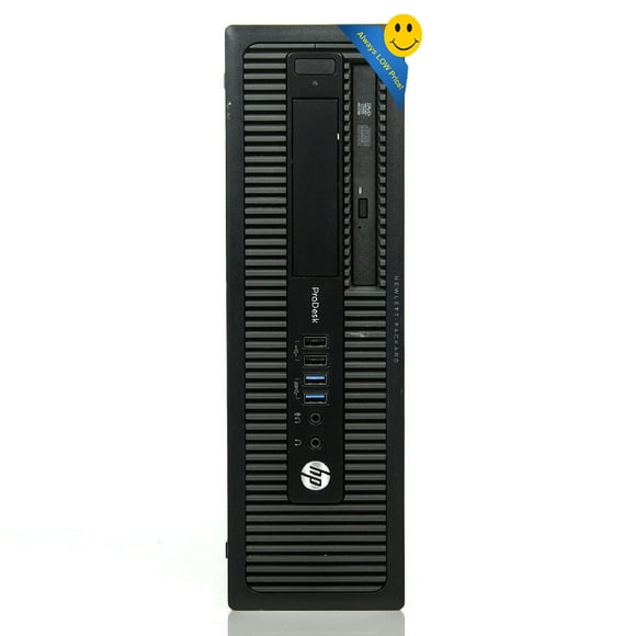 HP ProDesk 600 G1 SFF Desktop Computer Intel Processor 3.0GHz 8GB RAM 250GB SSD Windows 10 WiFi Refurbished